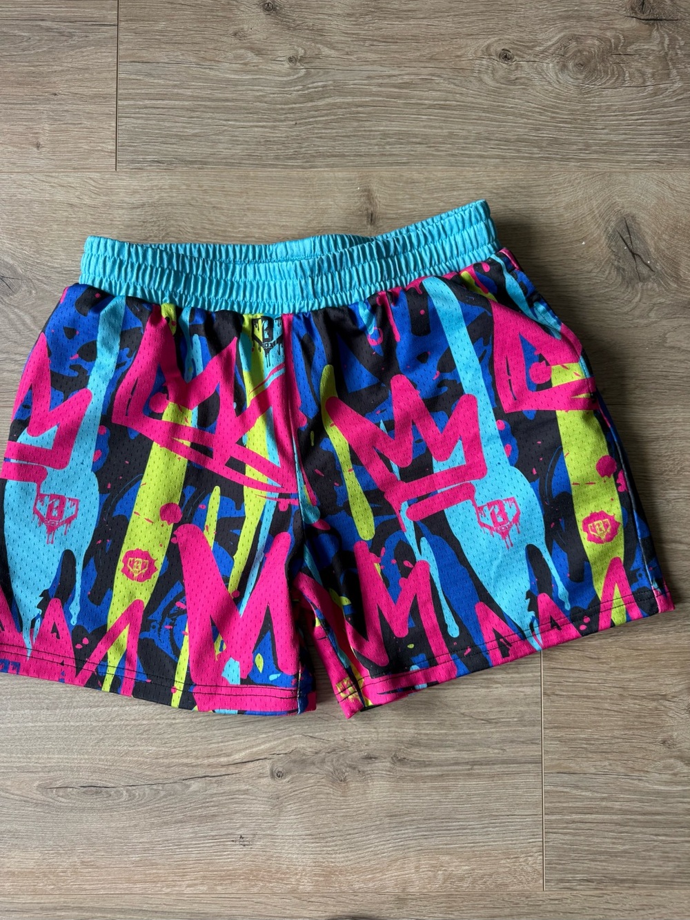Baseball Lifestyle 101- Kids Graffiti Athletic Shorts
